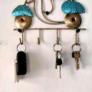 Metal Key Hanger Scooter Wall Hanging