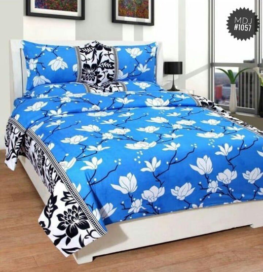 Polycotton Printed Double Bedsheets