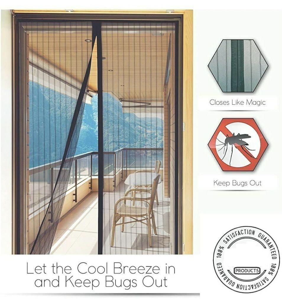 Door Curtain- Foldable Anti Mosquito Door Curtains (Pack of 2)