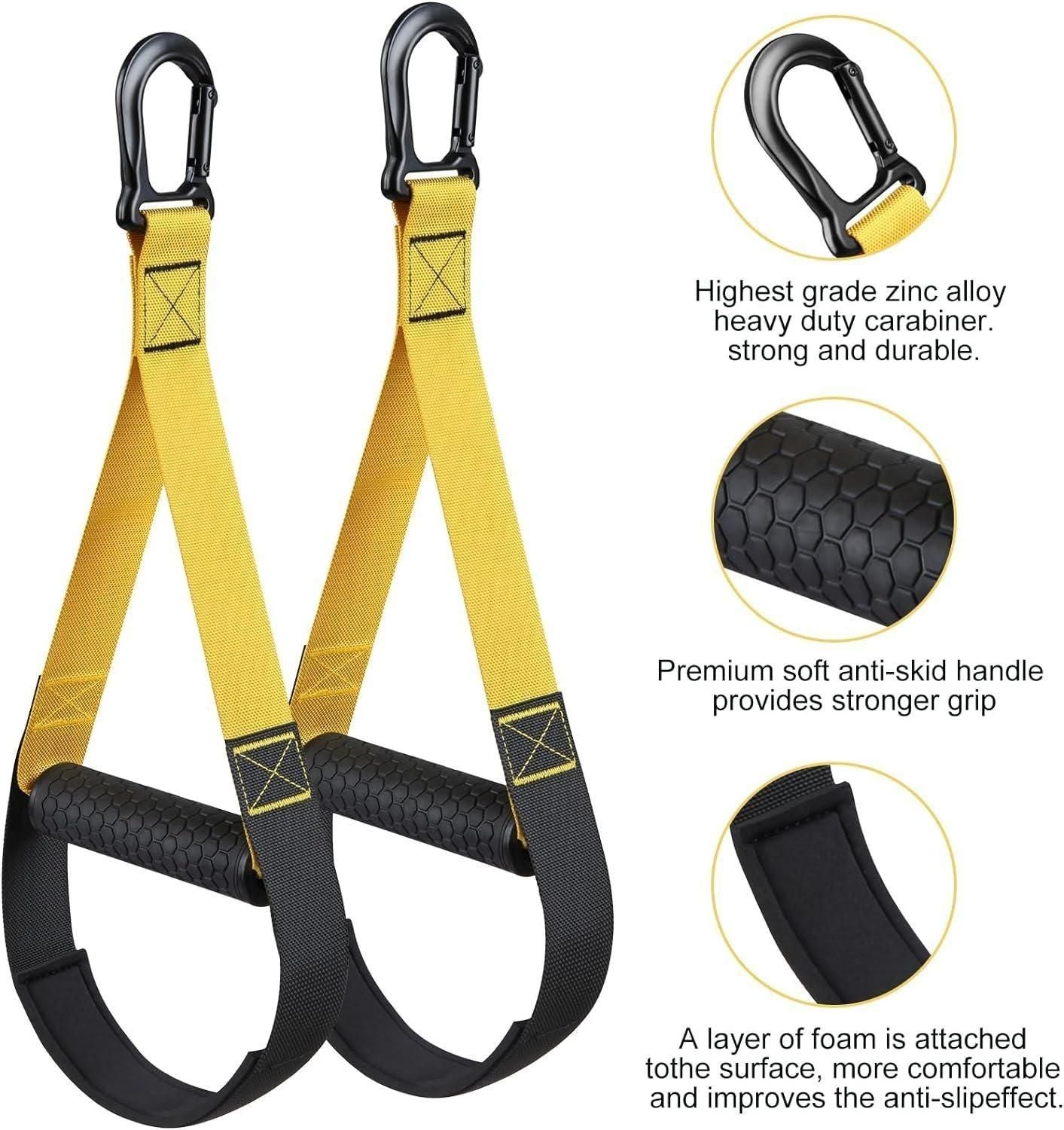 Home Resistance Training Kit, Straps with Handles