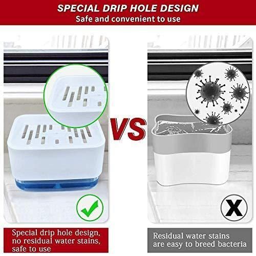 Liquid Soap Dispenser with Sponge Holder