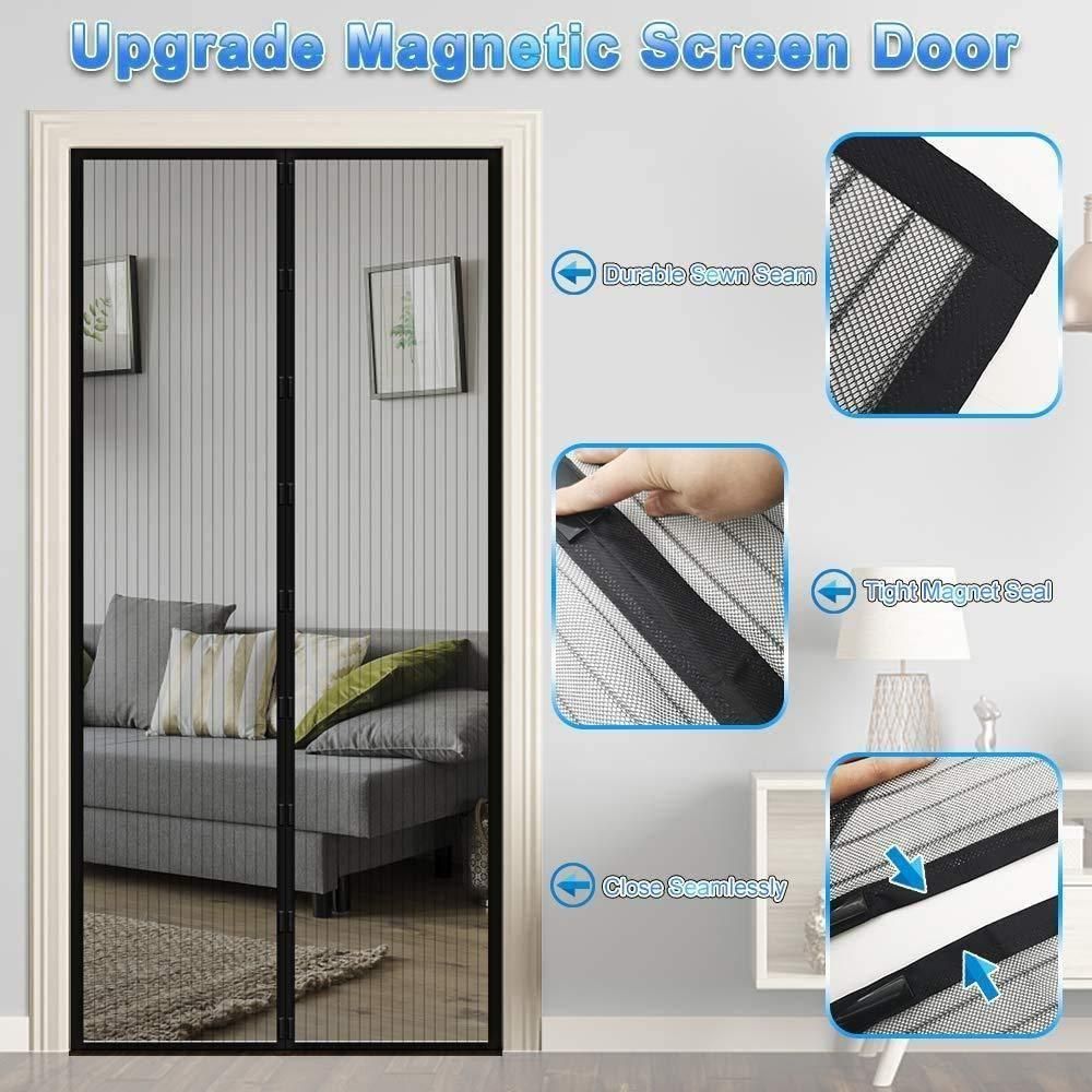 Door Curtain- Foldable Anti Mosquito Door Curtains (Pack of 2)