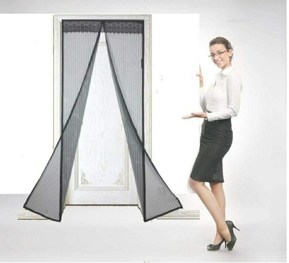 Door Curtain- Foldable Anti Mosquito Door Curtains (Pack of 2)