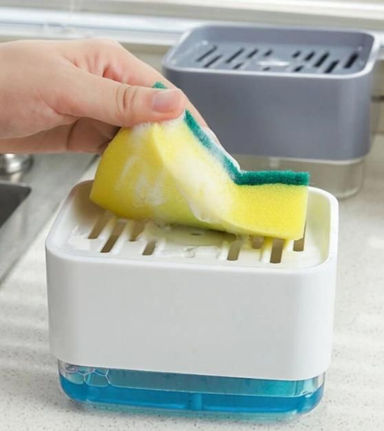 Liquid Soap Dispenser with Sponge Holder